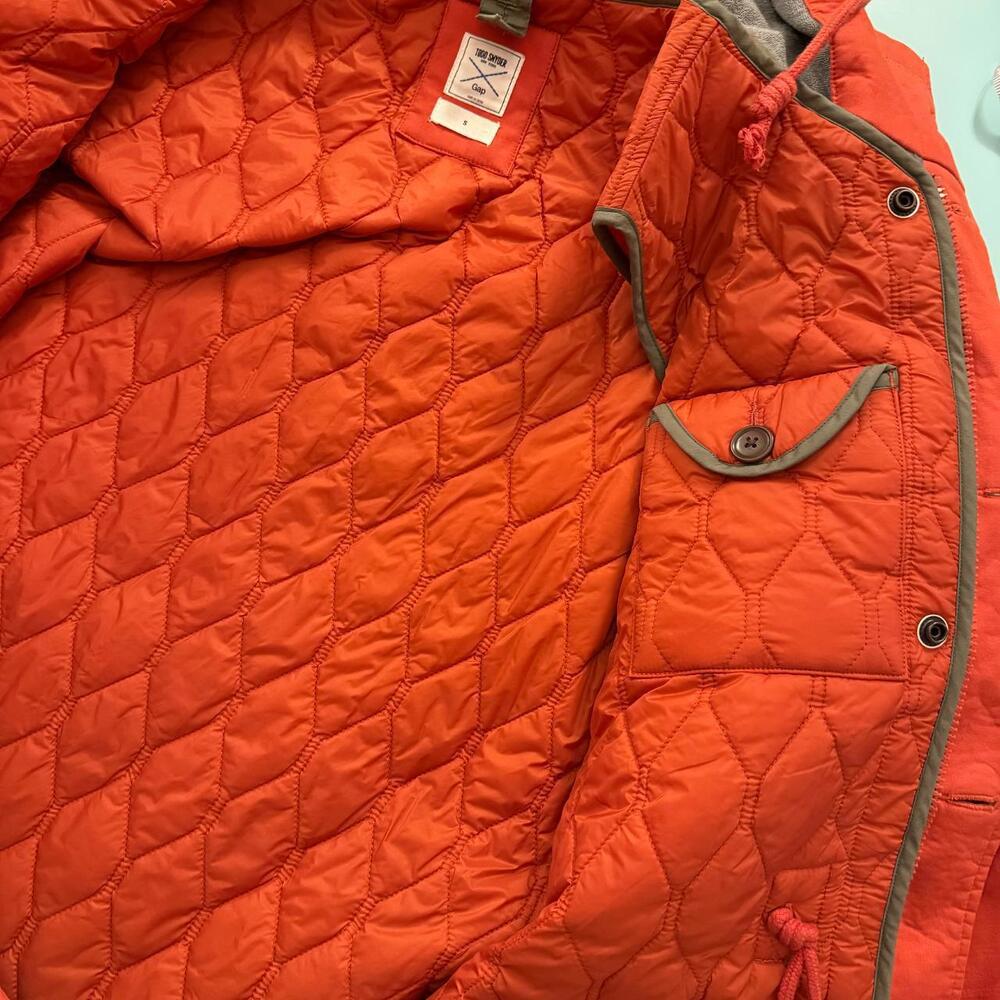 GQ Todd Snyder x Gap Orange Pulp Cadet Parka Small - Picture 4 of 8